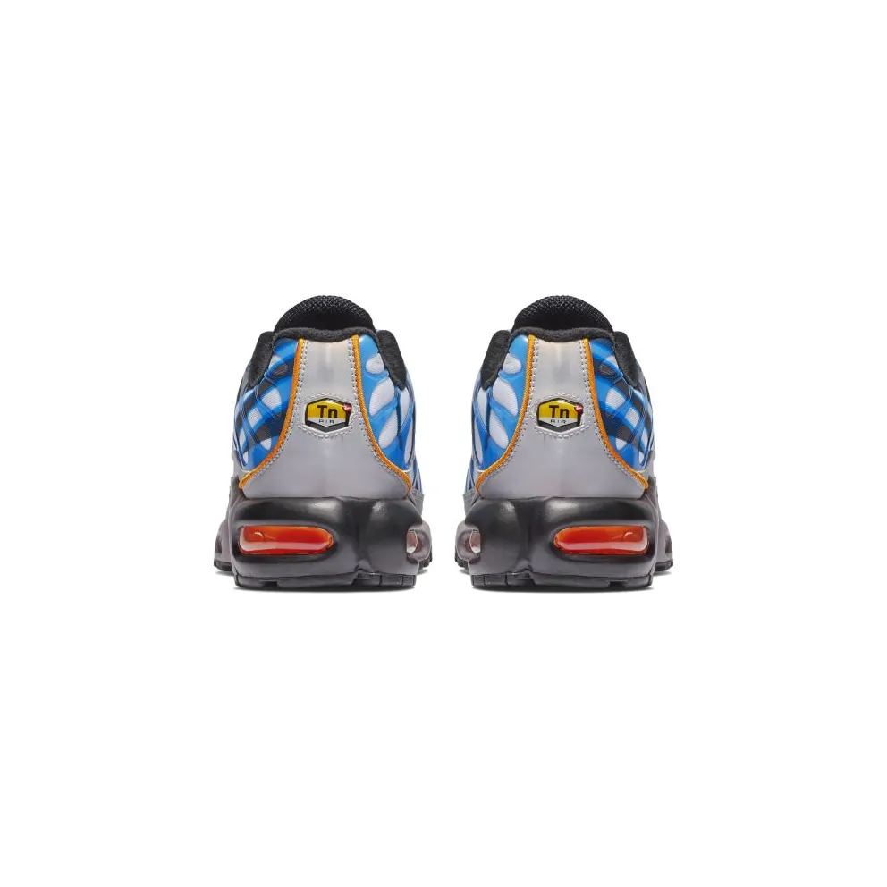 Nike Air Max Plus Deluxe Photo Blue/Wolf Grey-Orange Peel-Black-White-Metallic Silver (815994-400)