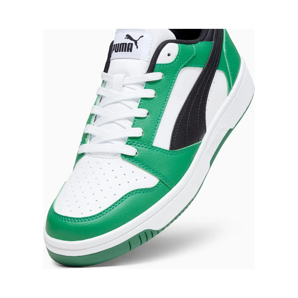 Puma Rebound V6 Laag White/Green/Black (392328-06)