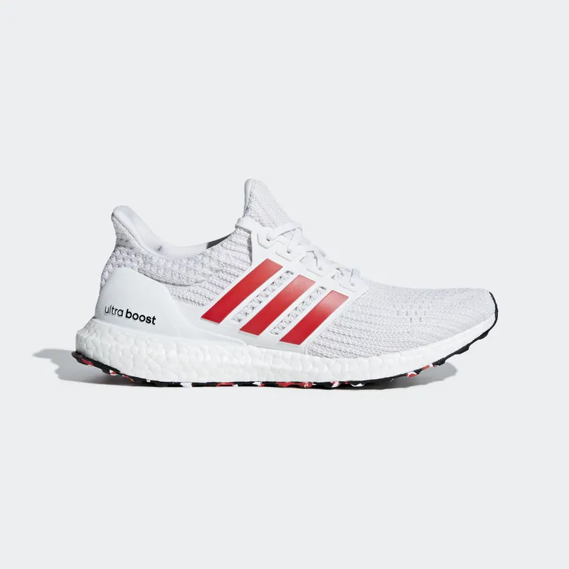 adidas Ultra Boost 4.0 Cloud White Active Red Cloud White/Active Red/Chalk White (DB3199)