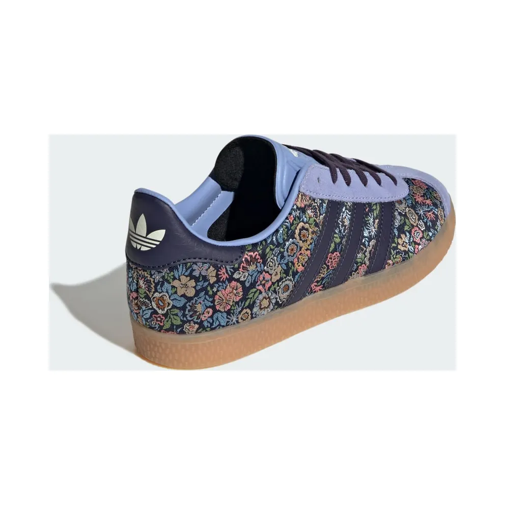 Adidas Gazelle x Liberty London Kids Blue / multicolor / Gum (JH5207)