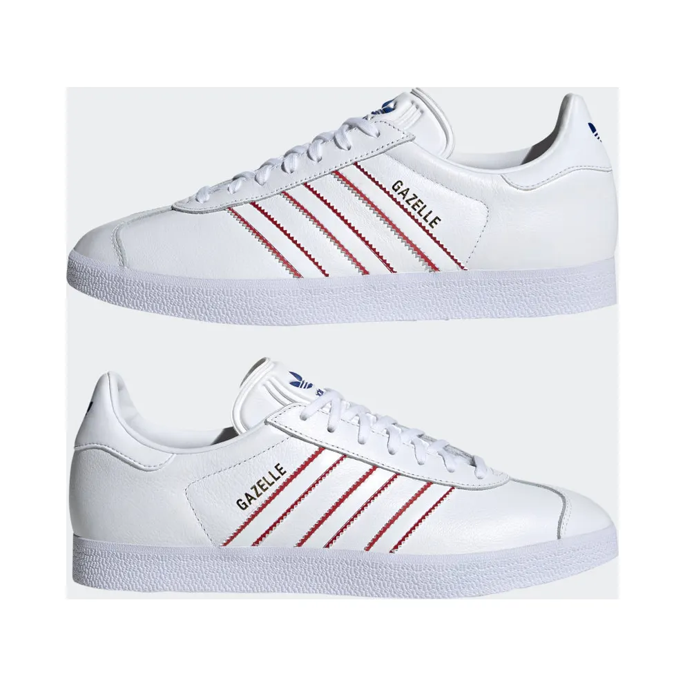 Adidas Gazelle Cloud White / Team Power Red / Royal Blue (GX9882)