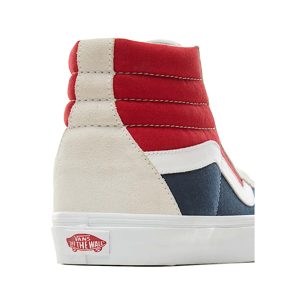 Vans Sk8-Hi Retro Block White/Red-Dress Blue (VN0A2XSBQKN)