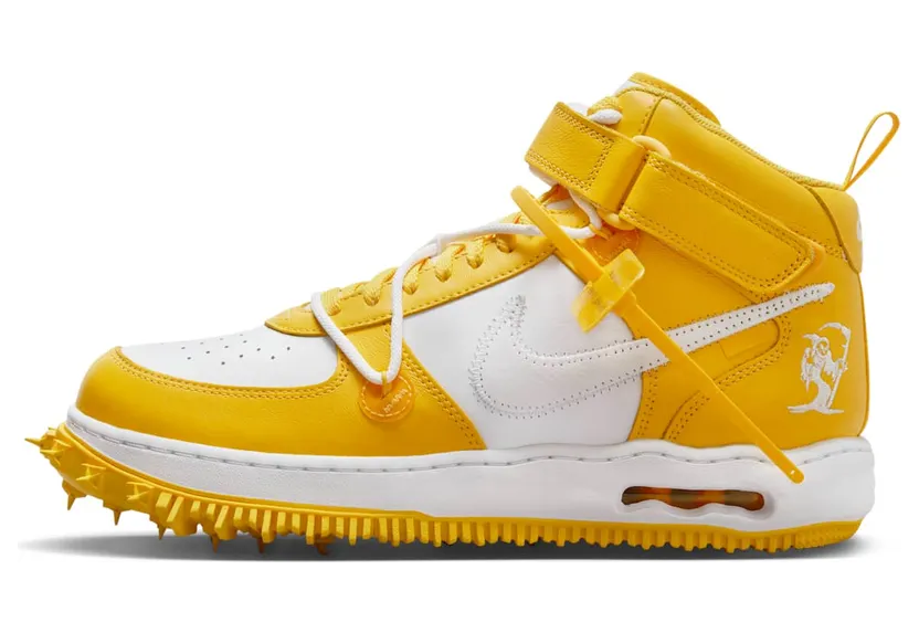 Nike Air Force 1 Mid x Off-White ™ White/Varsity Maize/White (DR0500-101)