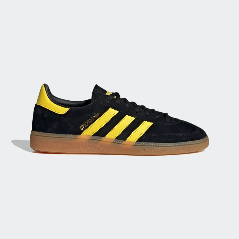 adidas Handball Spezial Core Black / Yellow / Gold Metallic (FX5676)