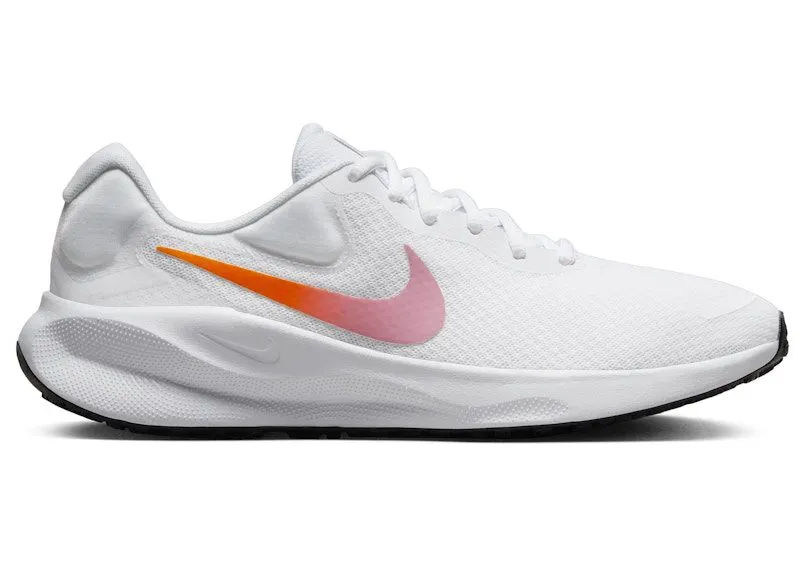 Nike Revolution 7 White Beyond Pink Black Hyper Crimson (FB2208-104)