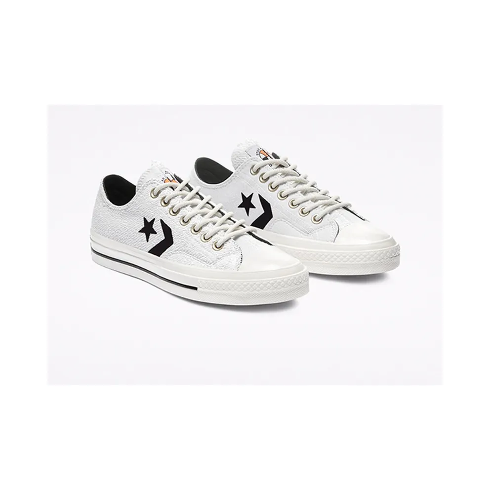 Converse Reverse Terry Star Player Low Top White/lunar Rock/black (168754C)