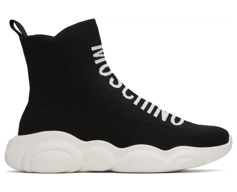 Moschino Black Teddy Sneakers (MB15093G0F GL0)