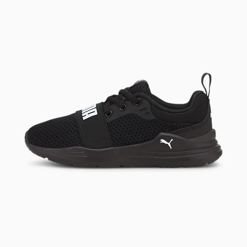 PUMA Wired Run Kids’ Black/White (374216-01)