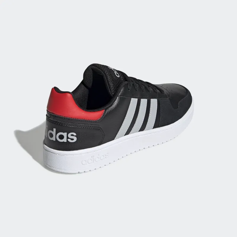 adidas Hoops 2.0 Core Black Core Black/Grey Two/Active Red (EE7800)