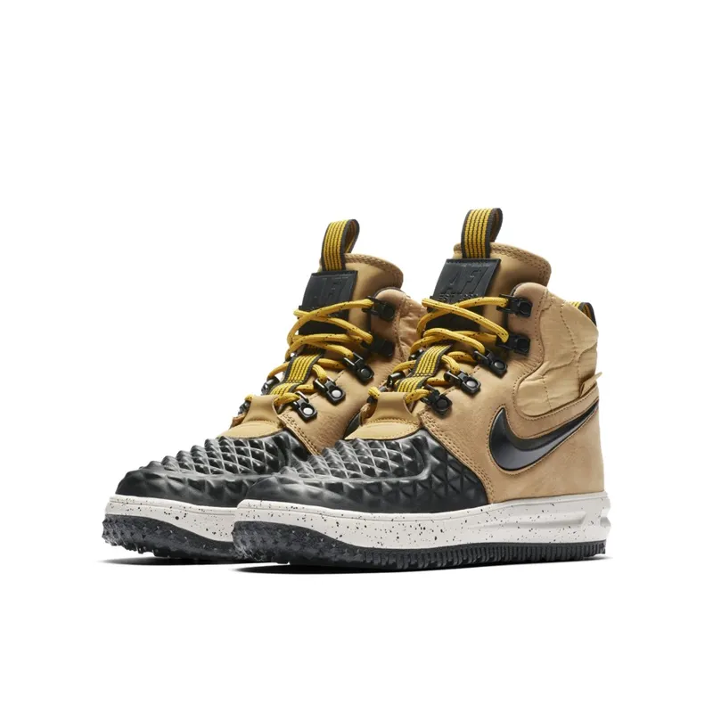 Nike Lunar Force 1 Duckboot Metallic Gold (GS) Metallic Gold/Light Bone-Black (922807-700)