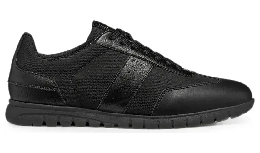 Geox Flextride Zero Sneakers mit Einsätzen – Schwarz (U651JB011FE-C9999)