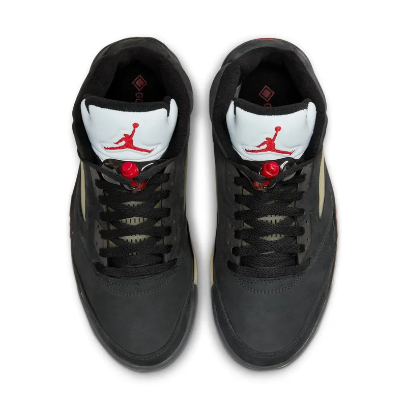 Air Jordan 5 Retro GTX Off-Noir/Black/Muslin/Fire Red (DR0092-001)