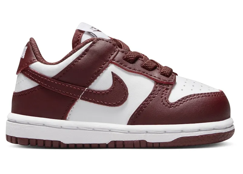 Nike Dunk Low White Gym Red Redwood (FB9107-115)