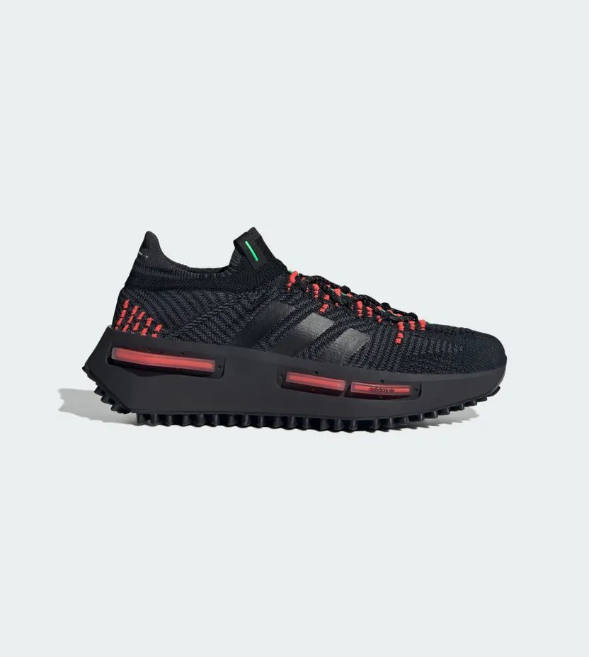 adidas NMD_S1 Core Black / Carbon / Flash Lime (IE4588)