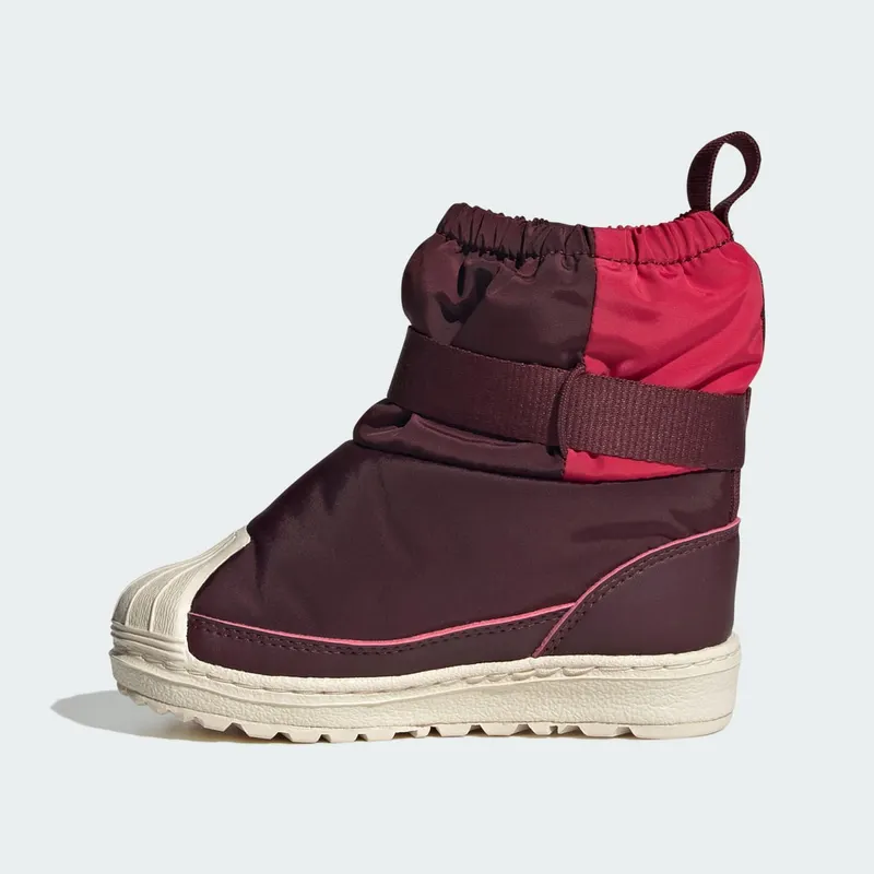 Adidas Superstar 360 Boot Kids Maroon / Wonder White / Ruby Red (JR5805)