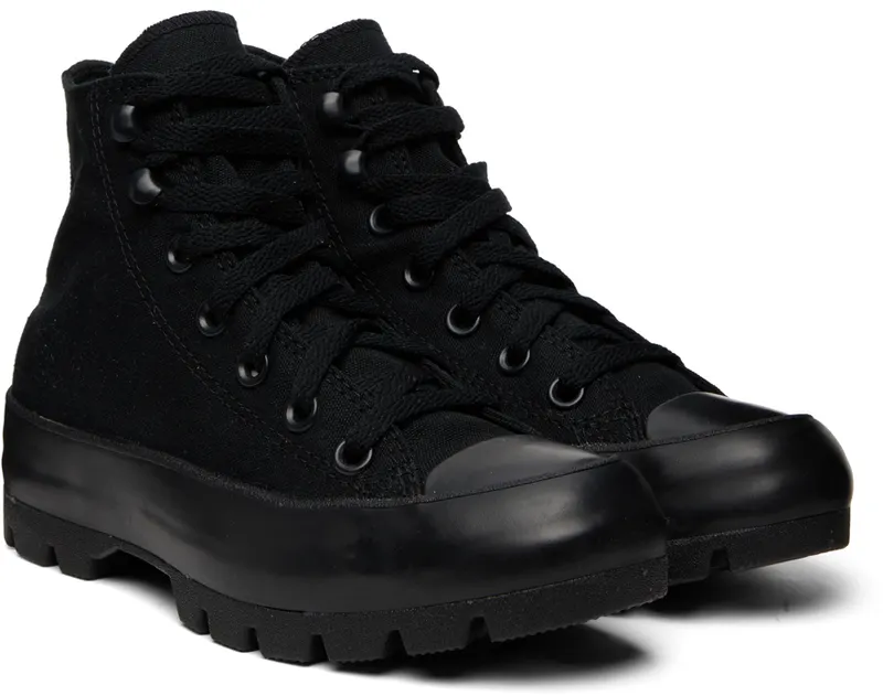 Converse Black Chuck Taylor All Star Lugged High (569891C)