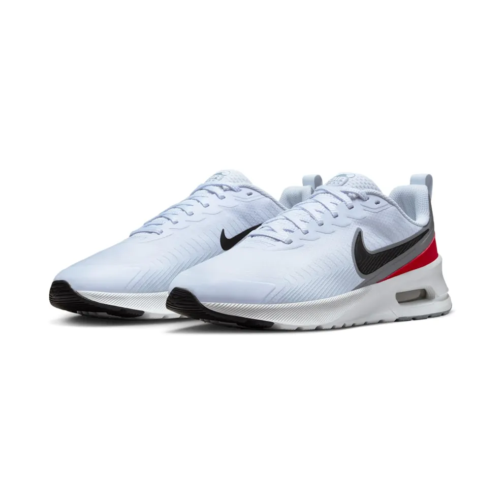 Nike Air Max Nuaxis Football Grey White Gym Red (FD4329-002)
