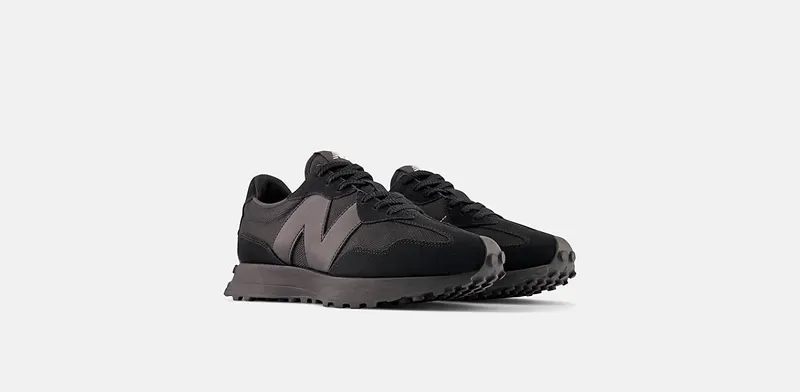New Balance Black 327 Sneakers (MS327CTB)