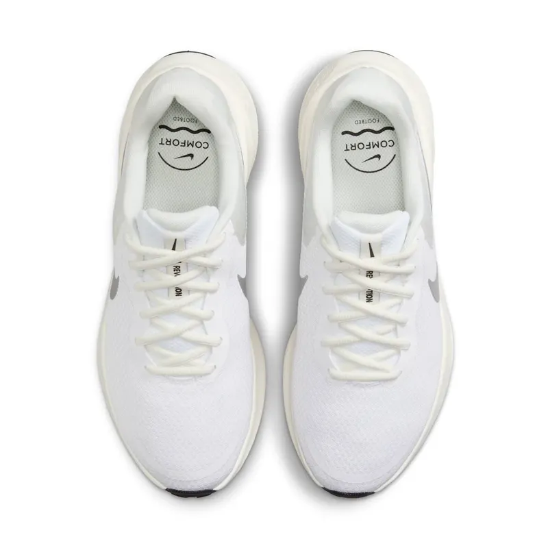 Nike Revolution 7 White Sail Black Metallic Silver (FB2208-101)