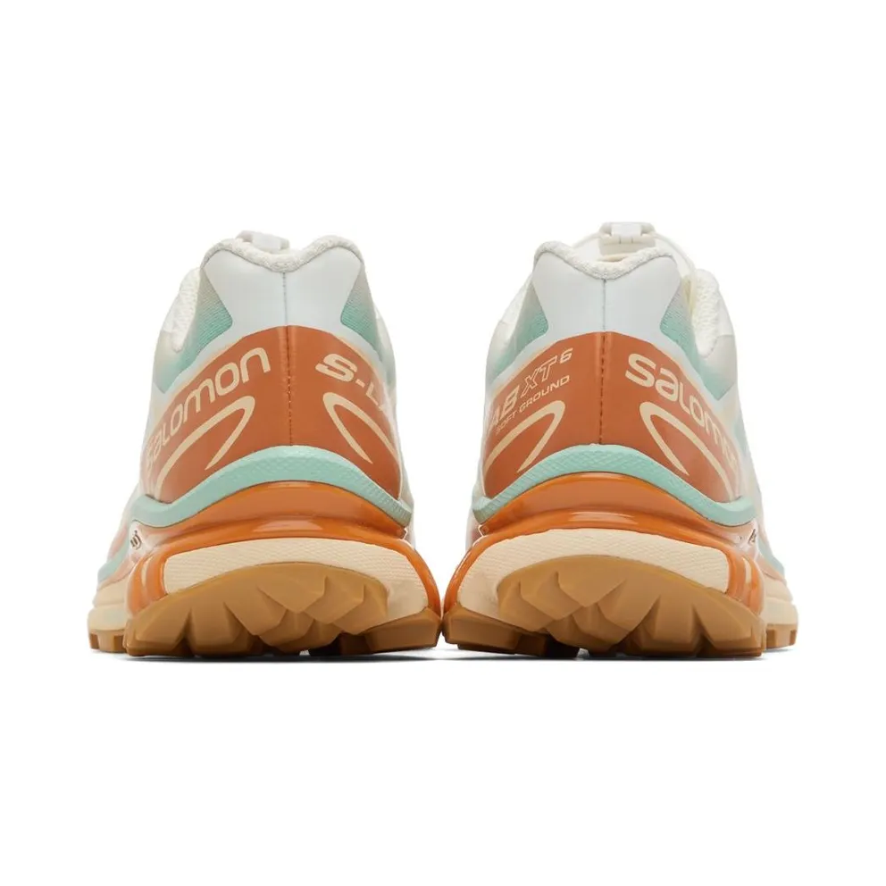 Salomon Beige & Orange XT-6 Skyline (L41629800)