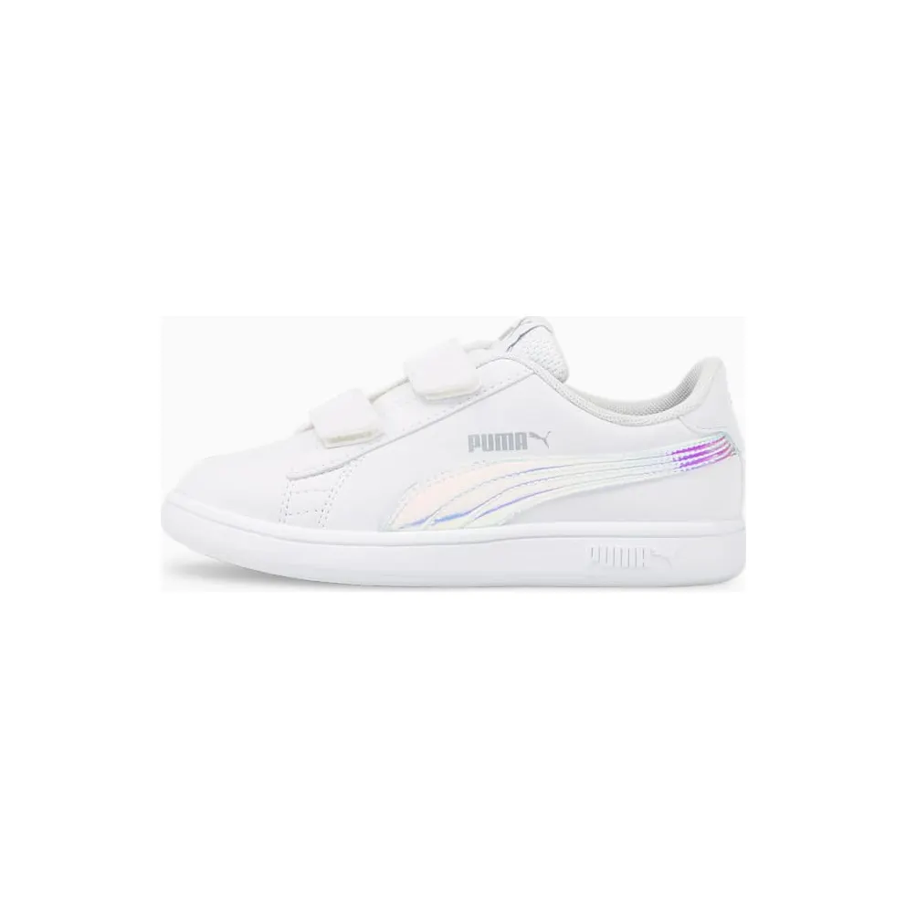 Puma Smash v2 Holo V Silver/White (38557501)
