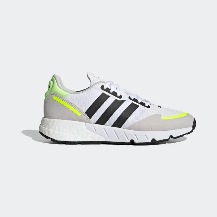 adidas ZX 1K Boost Cloud White / Core Black / Solar Yellow (H69037)