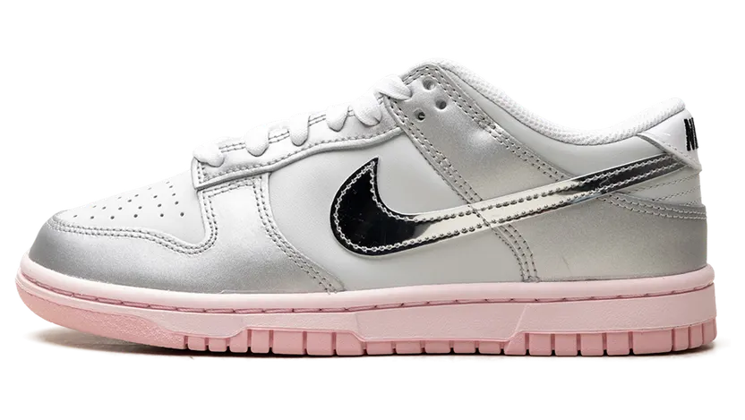 Nike Dunk Low LX “Metallic Silver Pink Foam” (HM3698-006)