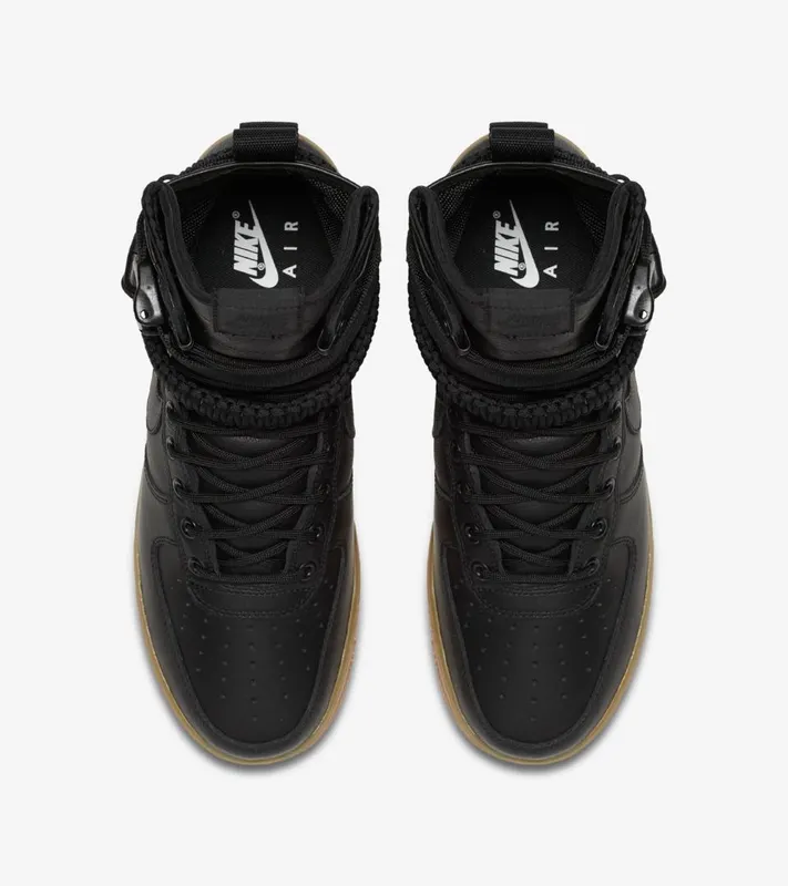 Nike SF Air Force 1 Black Gum Black Gum/Light Brown (859202-009)