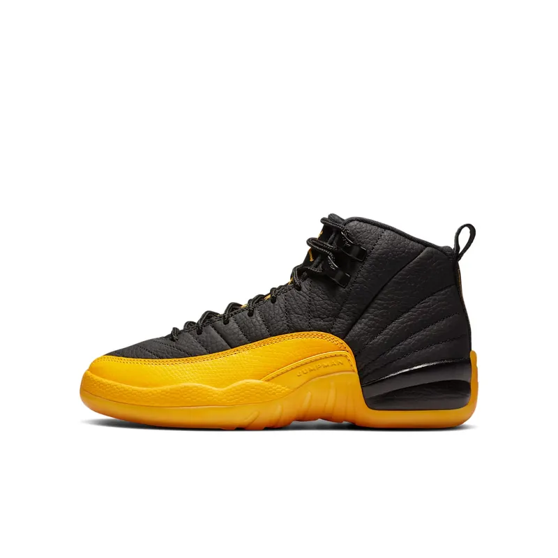 Jordan 12 Retro Black University Gold (GS) Black/University Gold (153265-070)