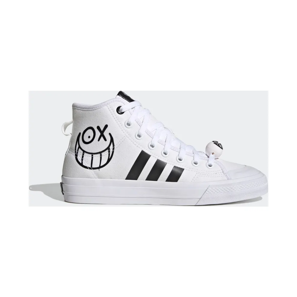 Adidas Nizza High RF x André Saraiva Cloud White / Core Black / Semi Pink Glow (HQ6861)