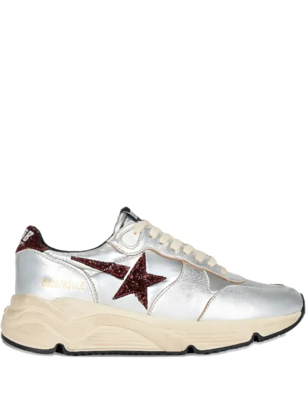 Golden Goose Running Sole Silver/Bordeaux – Grey (GWF00215F004183)