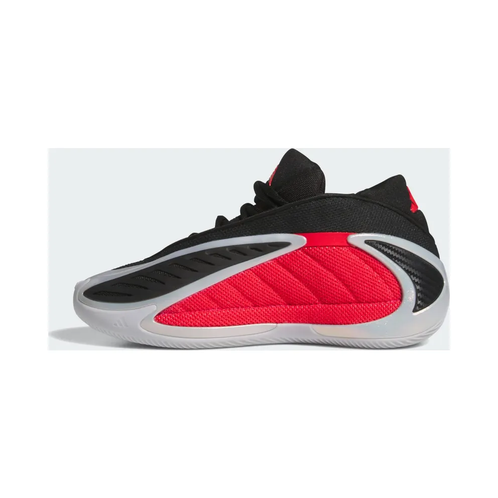 Adidas Anthony Edwards 2 J Silver Metallic / Pure Ruby / Core Black (JQ9489)