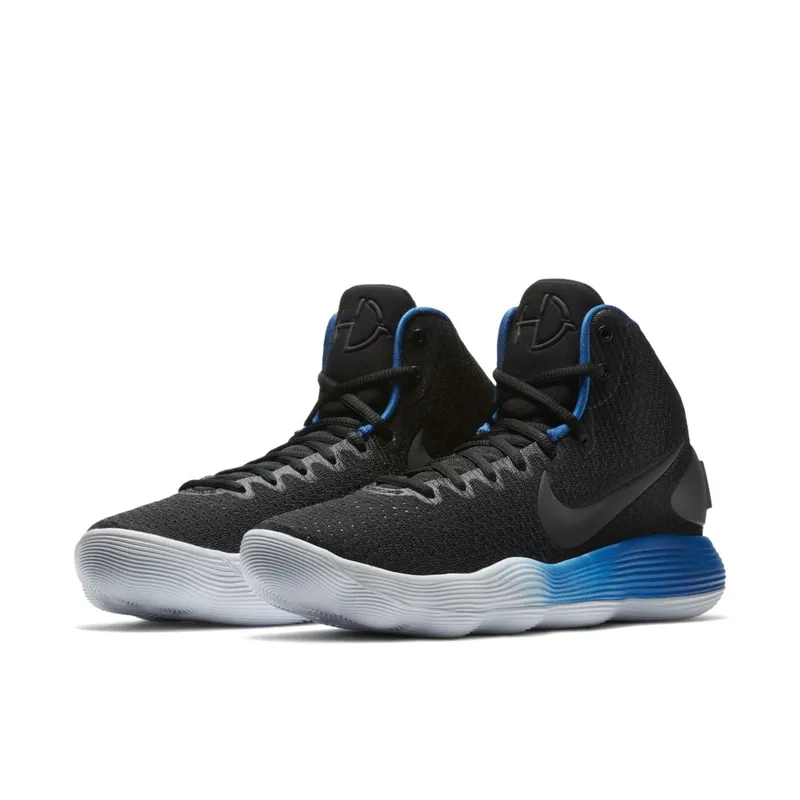 Nike Hyperdunk 2017 Black Game Royal White Black/Metallic Silver-Game Royal-White (897660-004)