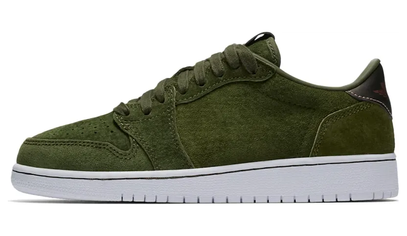 Jordan 1 Retro Low NS Legion Green (GS) “Legion Green / White / Metallic Red Bronze” (919705-330)