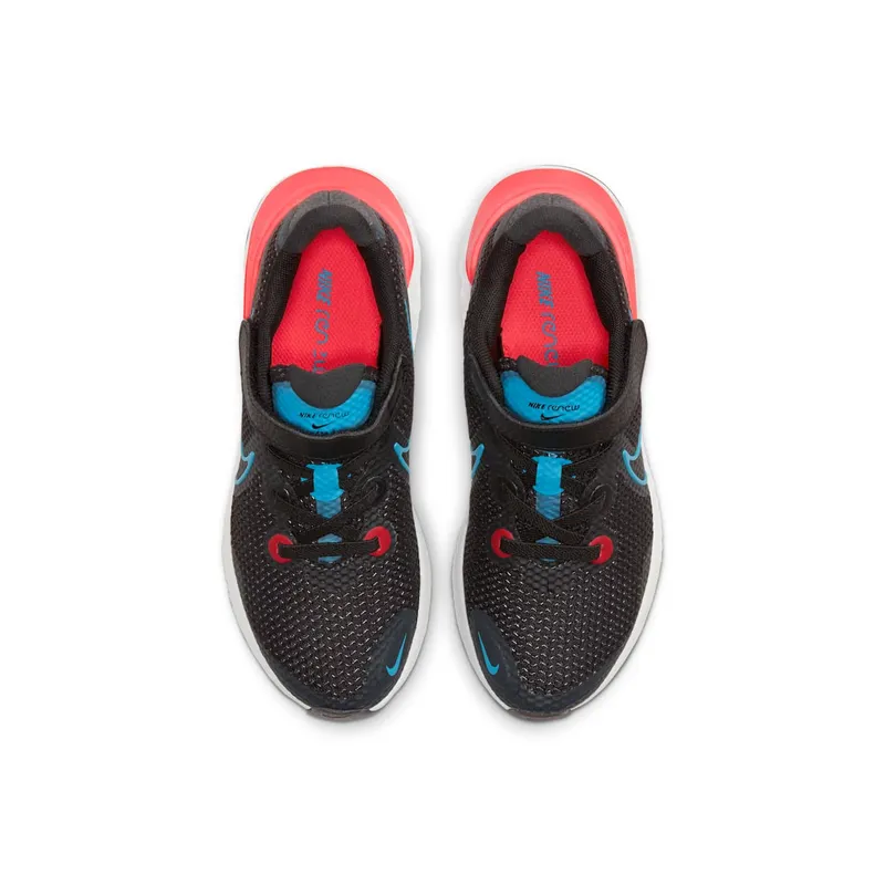 Nike Renew Run Black Laser Blue (PS) Black/Laser Crimson/Dark Smoke (CT1436-090)