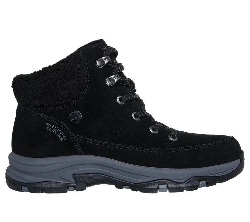 Skechers Slip-ins Waterproof Relaxed Fit: Trego Snow Breeze “Black (167894 Blk)” (167894BLK)