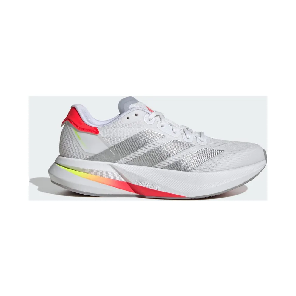 Adidas Duramo Speed 2 Laufschuhe Cloud White / Silver Metallic / Lucid Red (IF9392)