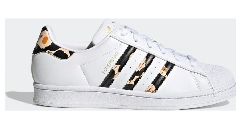 adidas Marimekko Superstar Cloud White / Core Black / Gold Metallic (H04076)