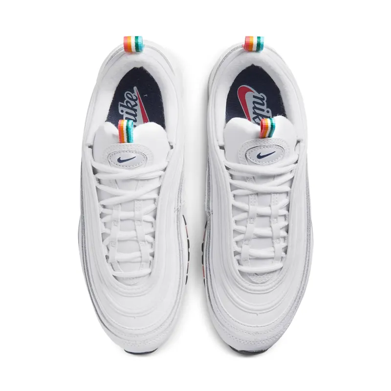Nike Air Max 97 White Multi Color Pull Tabs (W) (DH1592-100)