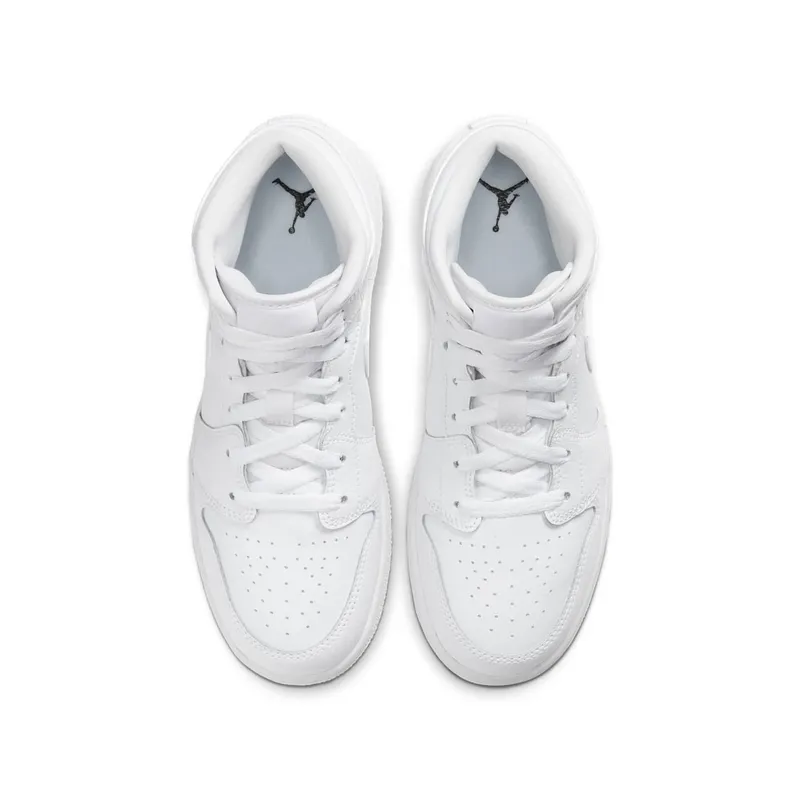 Jordan 1 Mid Triple White (2020) (554725-126)