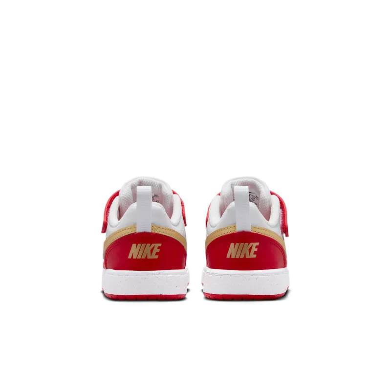 Nike Court Borough Low Recraft White University Red Gold (DV5458-137)