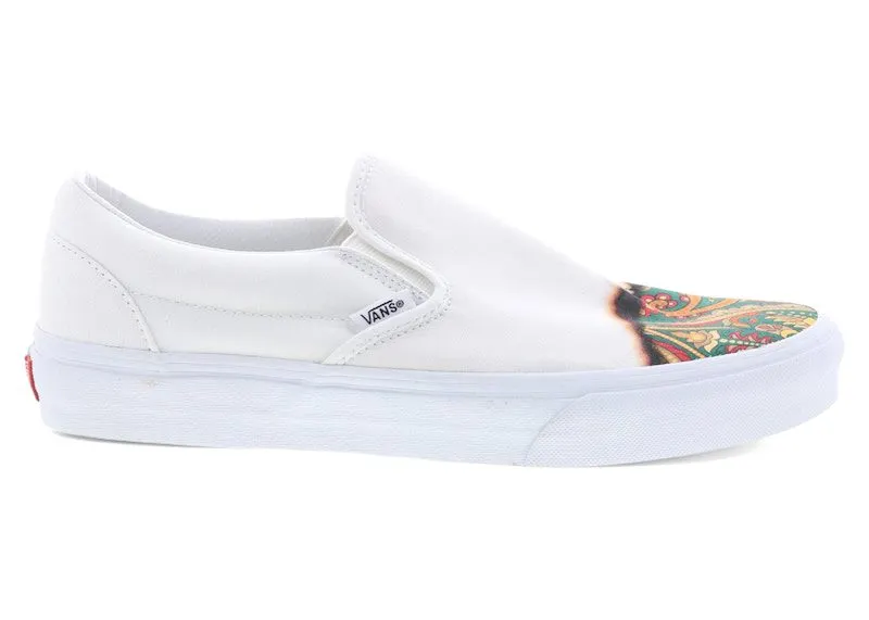 Vans Classic Slip-On Big Reveal White Paisley (VN000XG8AZQ)