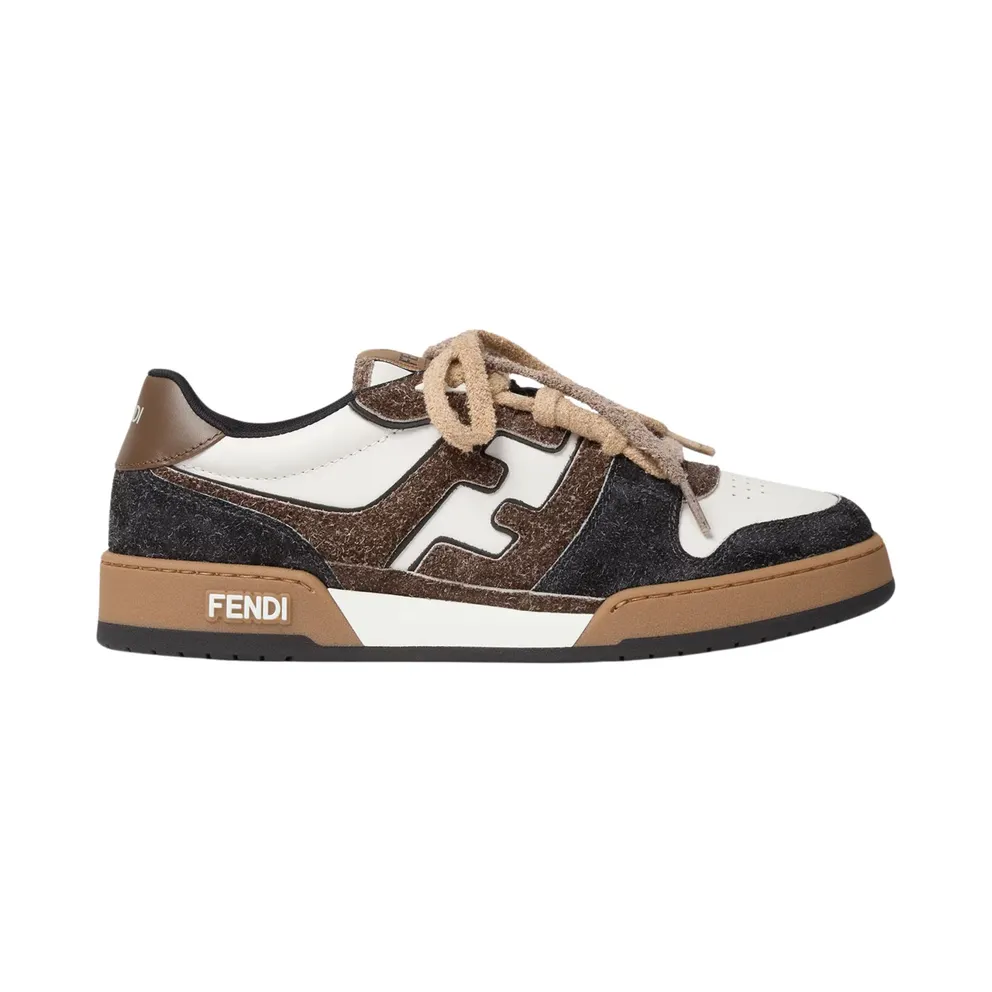 Fendi Match Sneaker White Brown