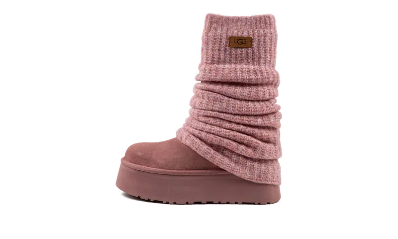 Ugg Classic Mini Dipper Legwarmer Boot “Pink Dawn” (1178990-PDW)