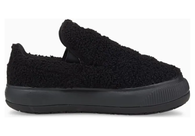 Puma Suede Mayu Slip-On Teddy Black (384887-01)