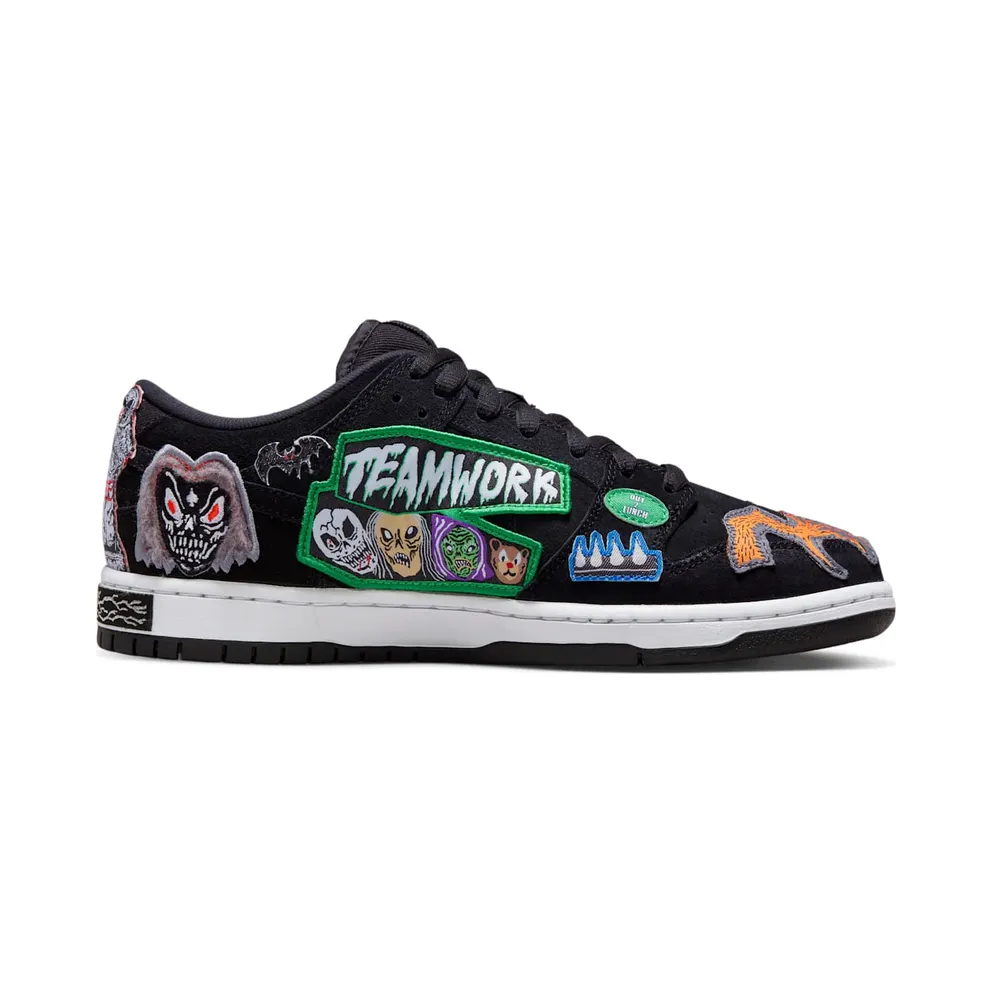 Nike SB Dunk Low Pro Black/Multi-Colour/White (DQ4488-001)