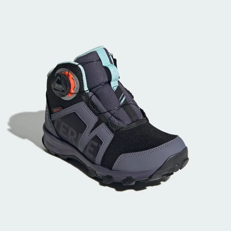 Adidas Terrex BOA Mid RAIN.RDY Hiking Core Black / Cloud White / Preloved Violet (JS2968)