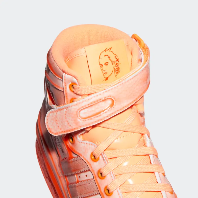 Adidas Jeremy Scott Forum Dipped Orange / White / Signal Orange (Q46124)