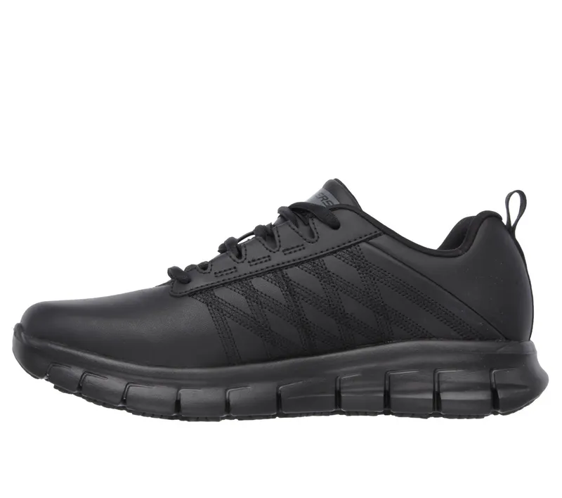 Skechers Work Relaxed Fit: Sure Track – Erath Sneaker Black
