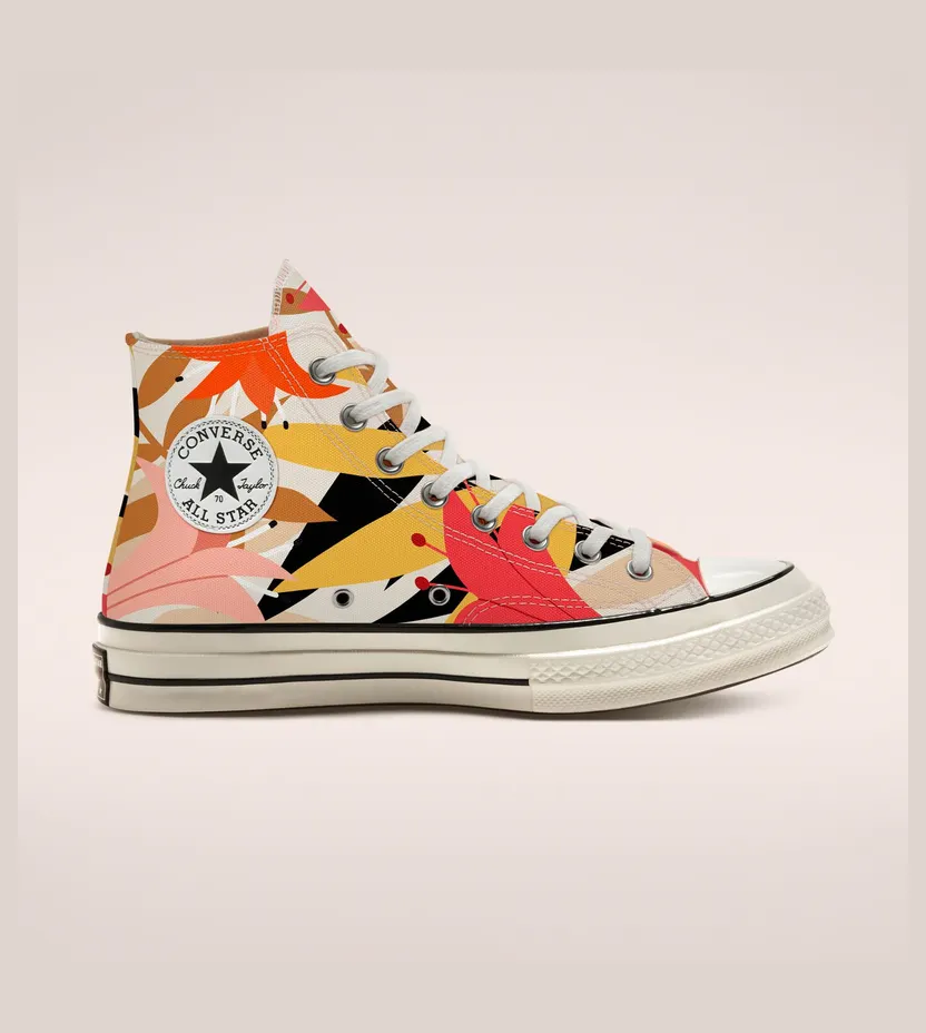 Converse Chuck 70 High ‘Vintage Floral – Multi-Color’ Orange/Pink/Egret (568374C)